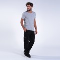 Cargo Pants MOLECULE® 45038 Canvas One Pocket Slim/Regular Fit Black