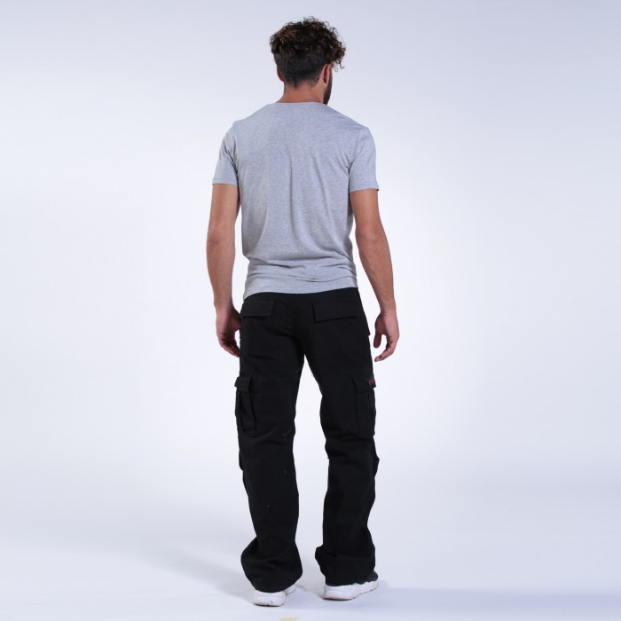 Jogging Pants 4401 Cotton 265 Gsm Without Rib Slim Fit Sport Grey