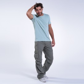 Cargo Pants MOLECULE® 45038 Canvas One Pocket Slim/Regular Fit Khaki