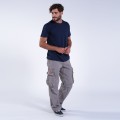 Cargo Pants MOLECULE® 50005 Canvas Zipper Loose Fit Grey