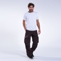 Cargo Pants MOLECULE® 50005 Canvas Zipper Regular Fit Brown
