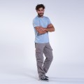Cargo Pants MOLECULE® 50008 Canvas One Pocket Regular Fit Grey
