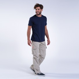 Cargo Pants MOLECULE® 50008 Canvas One Pocket Regular Fit Beige