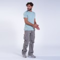 Cargo Pants MOLECULE® 54002 Adjuster Canvas One Pocket Regular Fit Grey