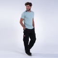 Cargo Pants MOLECULE® 50005 Canvas Zipper Baggy Loose Fit Black