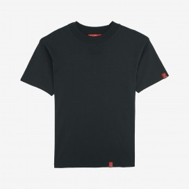 Unisex Short Sleeves T-shirt MOLECULE® 6045 Wide Collar Organic Cotton 155 Gsm Regular Fit Black