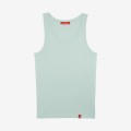 Unisex Sleeveless T-shirt MOLECULE® 4045 Tank Top Organic Cotton 155 Gsm Regular Fit Caribbean Blue