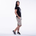 Women Cargo Shorts MOLECULE® 62009 Shortcuts Canvas Slim Fit Beige