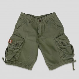 Kids Cargo Shorts MOLECULE® 58900 Cotton Canvas Regular Fit Khaki