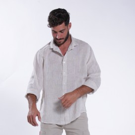 Men Shirt JOIN CLOTHES Tango Linen Gauze Slim Fit Natural