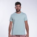 Unisex Short Sleeves T-shirt MOLECULE® 1100 Round Neck Cotton 150 Gsm Regular Fit Mint