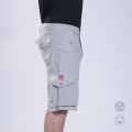Cargo Shorts MOLECULE® 52004 Light Rip Stop Cap Pocket Slim Fit Light Grey