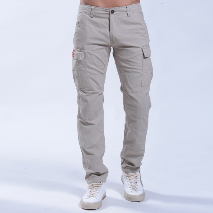 Jean Hombre Cargo Regular C/elástico Arena
