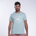 Unisex Short Sleeves T-Shirt MOLECULE® 1100 Caravan Print Cotton 150 Gsm Regular Fit Mint