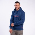 Unisex Pullover Hoodie MOLECULE® 3301 MOUNTAIN Cotton Blend 300 Gsm Regular Fit Indigo