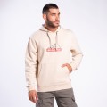 Unisex Pullover Hoodie MOLECULE® 3301 MOUNTAIN Cotton Blend 300 Gsm Regular Fit Beige/Off White
