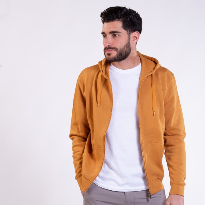 Camel zip up on sale hoodie