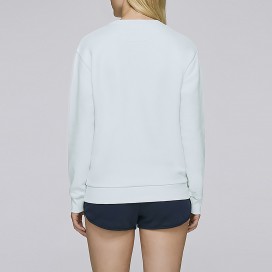 Women Drop Shoulder Crewneck Sweatshirt JOIN CLOTHES Premium Quality 300 Gsm Organic Cotton Blend Baby Blue
