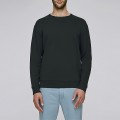 Unisex Drop Shoulder Crewneck Sweatshirt JOIN CLOTHES Premium Quality 300 Gsm Organic Cotton Blend Black
