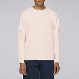 Unisex Drop Shoulder Crewneck Sweatshirt JOIN CLOTHES Premium Quality 300 Gsm Organic Cotton Blend Candy Pink